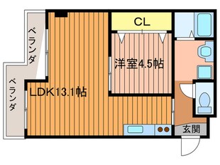 Ｋファミリ－シャト－の物件間取画像